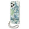 Guess GUHCP13LHFLSN iPhone 13 Pro / 13 6,1 zielony/green hardcase Flower Strap